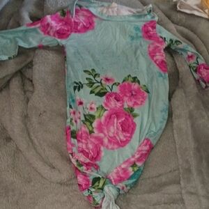 5 For $20 Floral Kids One Piece - Pink and Teal